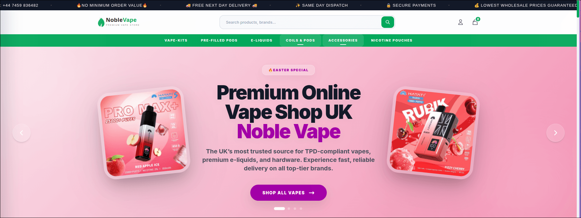 Noble Vape screenshot 1