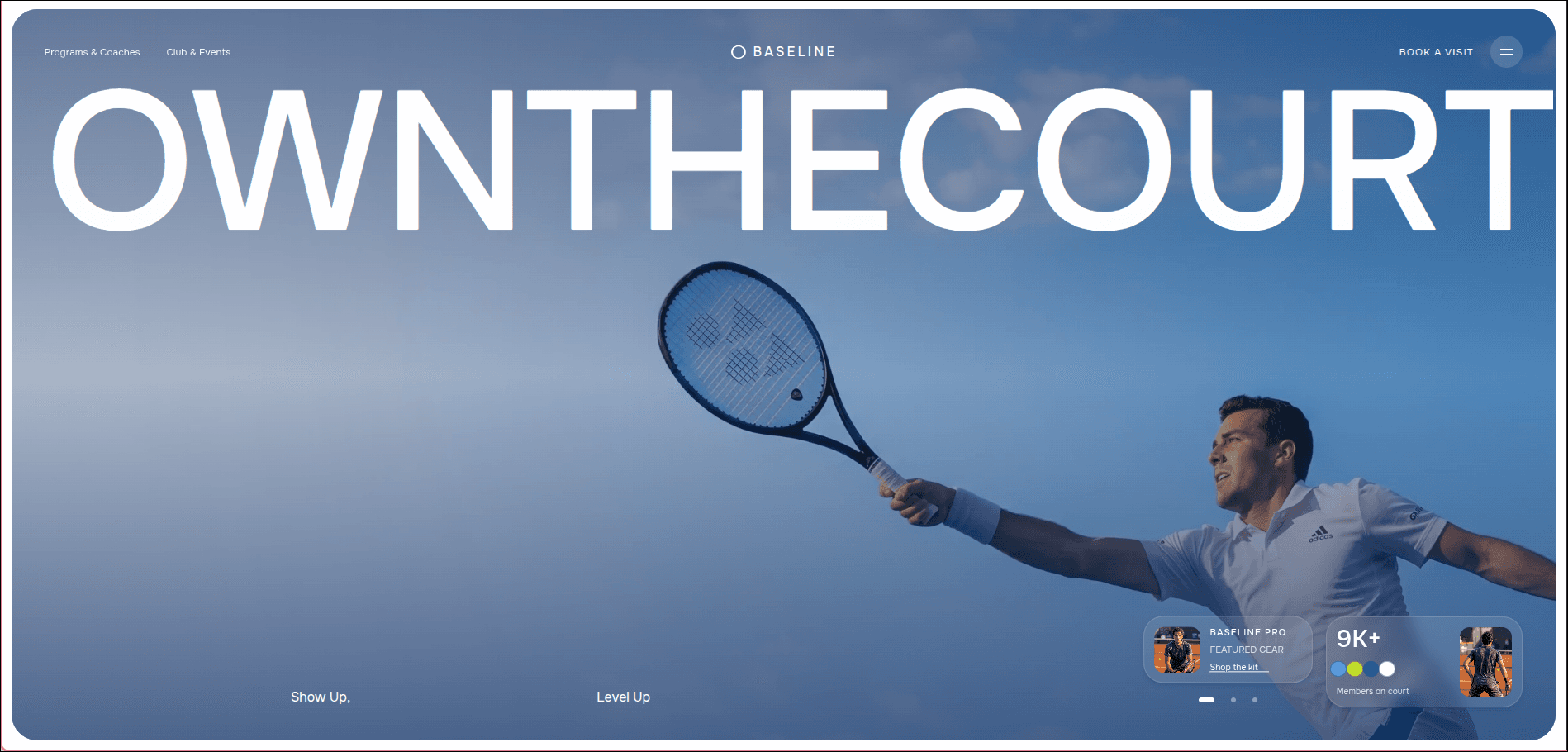Baseline Tennis screenshot 1